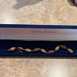 Gold and Red Bracelet